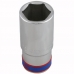 SOQUETE SEXTAVADO LONGO 22MM - 3/4POL KING TONY