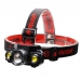 LANTERNA DE CABEÇA RECARREGÁVEL LED USB FAROL EC-6096 3 LED ECOODA BMAX