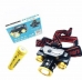 LANTERNA DE CABEÇA RECARREGÁVEL LED USB FAROL EC-6096 3 LED ECOODA BMAX