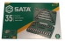 JOGO DE FERRAMENTAS E SOQUETES 1/4 E 3/8 COM 35 PEÇAS ST09010SJ SATA