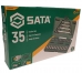 JOGO DE FERRAMENTAS E SOQUETES 1/4 E 3/8 COM 35 PEÇAS ST09010SJ SATA