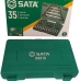 JOGO DE FERRAMENTAS E SOQUETES 1/4 E 3/8 COM 35 PEÇAS ST09010SJ SATA