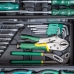 CAIXA DE FERRAMENTAS 5 GAVETAS MONTADA COM 77 PEÇAS ZT1004 ZTEC