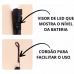LANTERNA LED RECARREGAVEL COM INDICADOR DE BATERIA DIGITAL CAMPING 2KM SUPER FORTE BM-8537 B-MAX