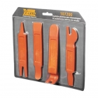 CONJUNTO COM 4 ESPATULAS PLASTICAS PARA DESMONTAR ACABAMENTOS INTERNOS E EXERNOS RAVEN 107200