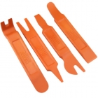 CONJUNTO COM 4 ESPATULAS PLASTICAS PARA DESMONTAR ACABAMENTOS INTERNOS E EXERNOS RAVEN 107200