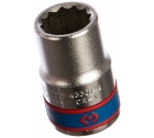 SOQUETE ESTRIADO 14MM - 1/2POL KING TONY
