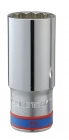 SOQUETE ESTRIADO LONGO 20MM - 1/2POL KING TONY