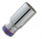 SOQUETE ESTRIADO LONGO 20MM - 1/2POL KING TONY