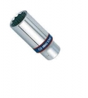 SOQUETE ESTRIADO LONGO 21MM - 1/2POL KING TONY 