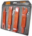 CONJUNTO COM 4 ESPATULAS PLASTICAS PARA DESMONTAR ACABAMENTOS INTERNOS E EXERNOS RAVEN 107200