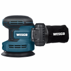 LIXADEIRA ROTO ORBITAL PORTATIL 125MM 18V S/BATERIA WS2302.9 WESCO
