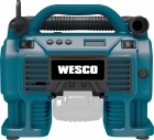 COMPRESSOR DE AR E INFLADOR PORTÁTIL 18V AUTOMOTIVO S/BATERIA WESCO WS2961.9