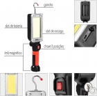 LANTERNA DE TRABALHO PORTÁTIL RECARREGÁVEL 20WATTS BOMMAX BM-A075 BMAX