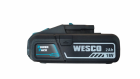 BATERIA DE LITIO 2.0AH 18V POWER PACK COM ENTRADA TIPO C WS9805 WESCO