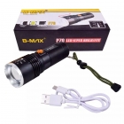 LANTERNA LED RECARREGAVEL P70 TATICA BM8504 B-MAX