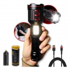 LANTERNA TATICA SABRE DE LUZ POTENTE +2000 METROS BM8522 B-MAX